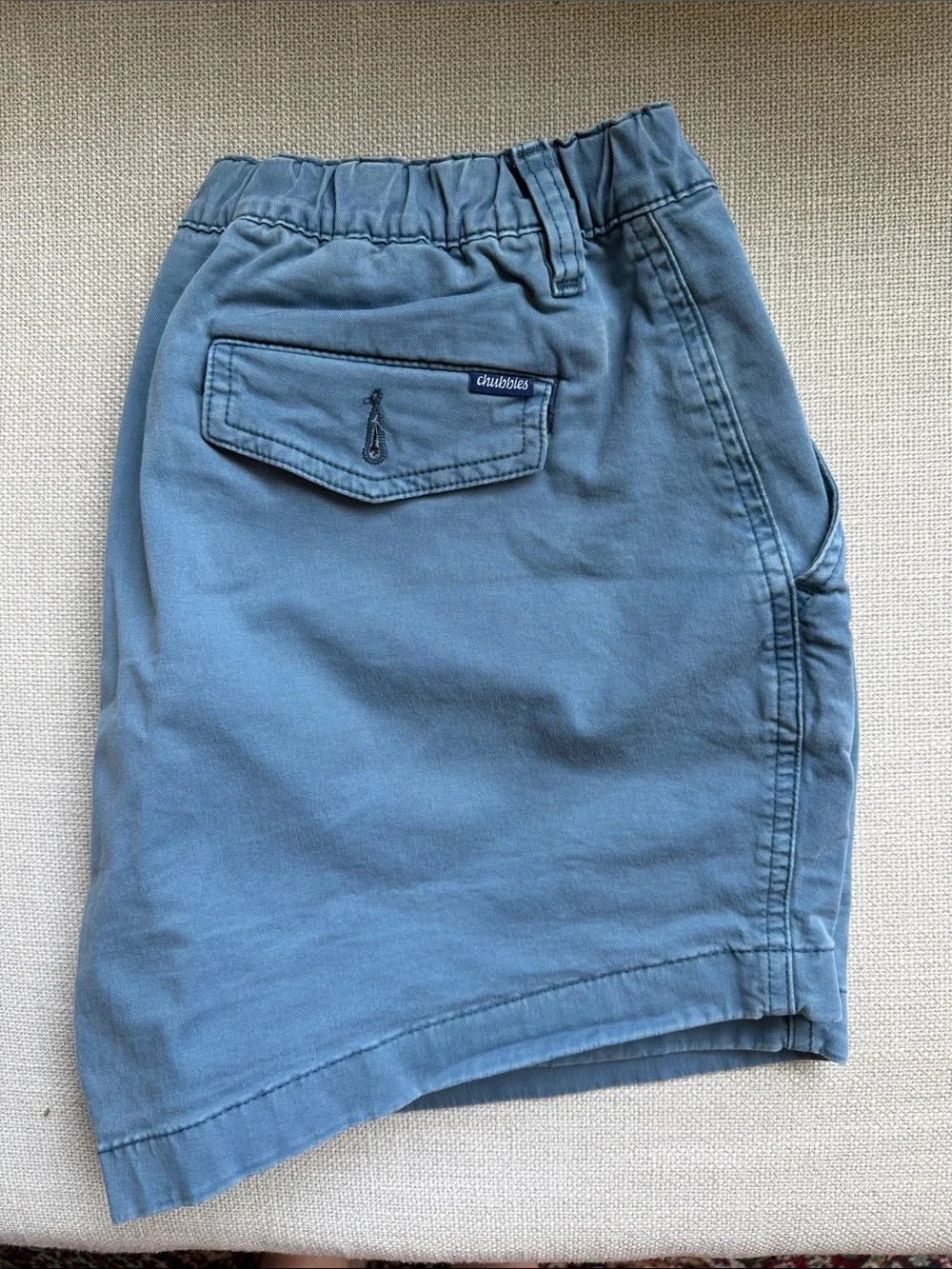 chubbies Men's Slate Blue Elastic-Waist Shorts